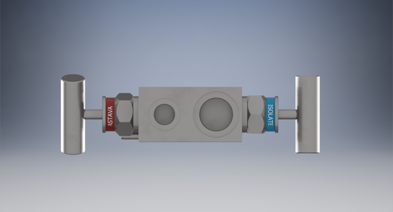 2通仪表歧管，207系列，直阻断-泄放，内螺纹x内螺纹